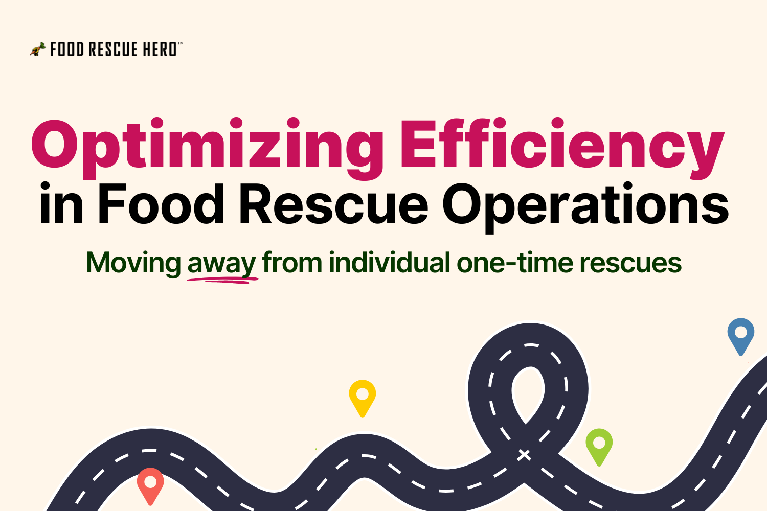 Optimizing Efficiency in Food Rescue Operations