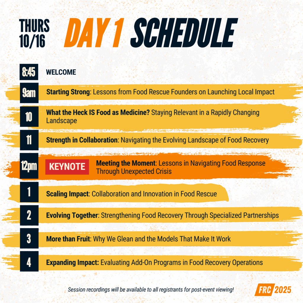 Thursday Schedule - Conference 2025